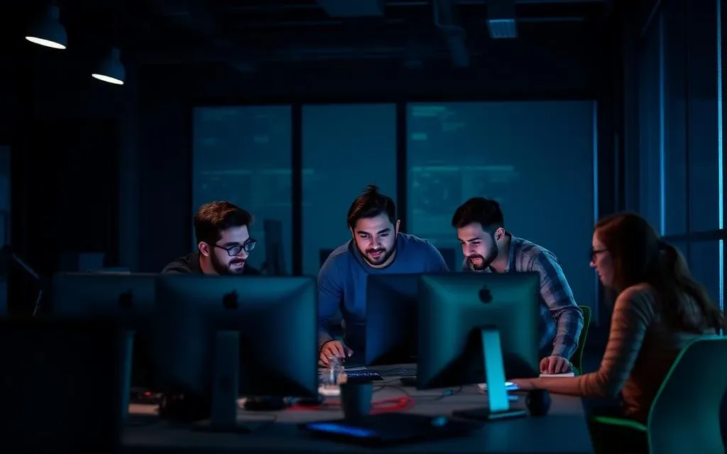 Veraio Tech team collaborating